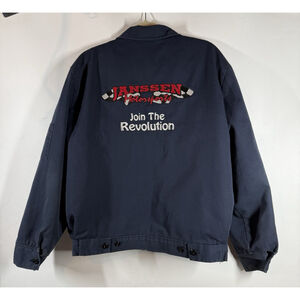 VTG Men’s 90’s WearGuard Embroidery Motorsports Mechanic Jacket L Workwear